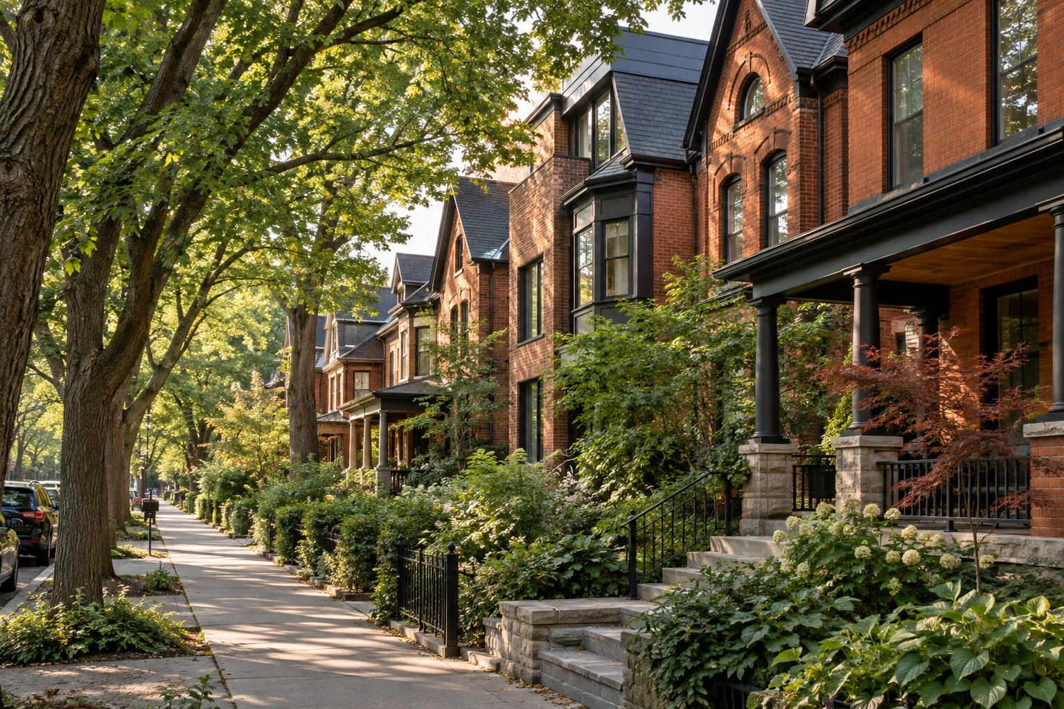 How Toronto’s lots, ravines, brick traditions, housing eras and planning history produced its varied residential streets.